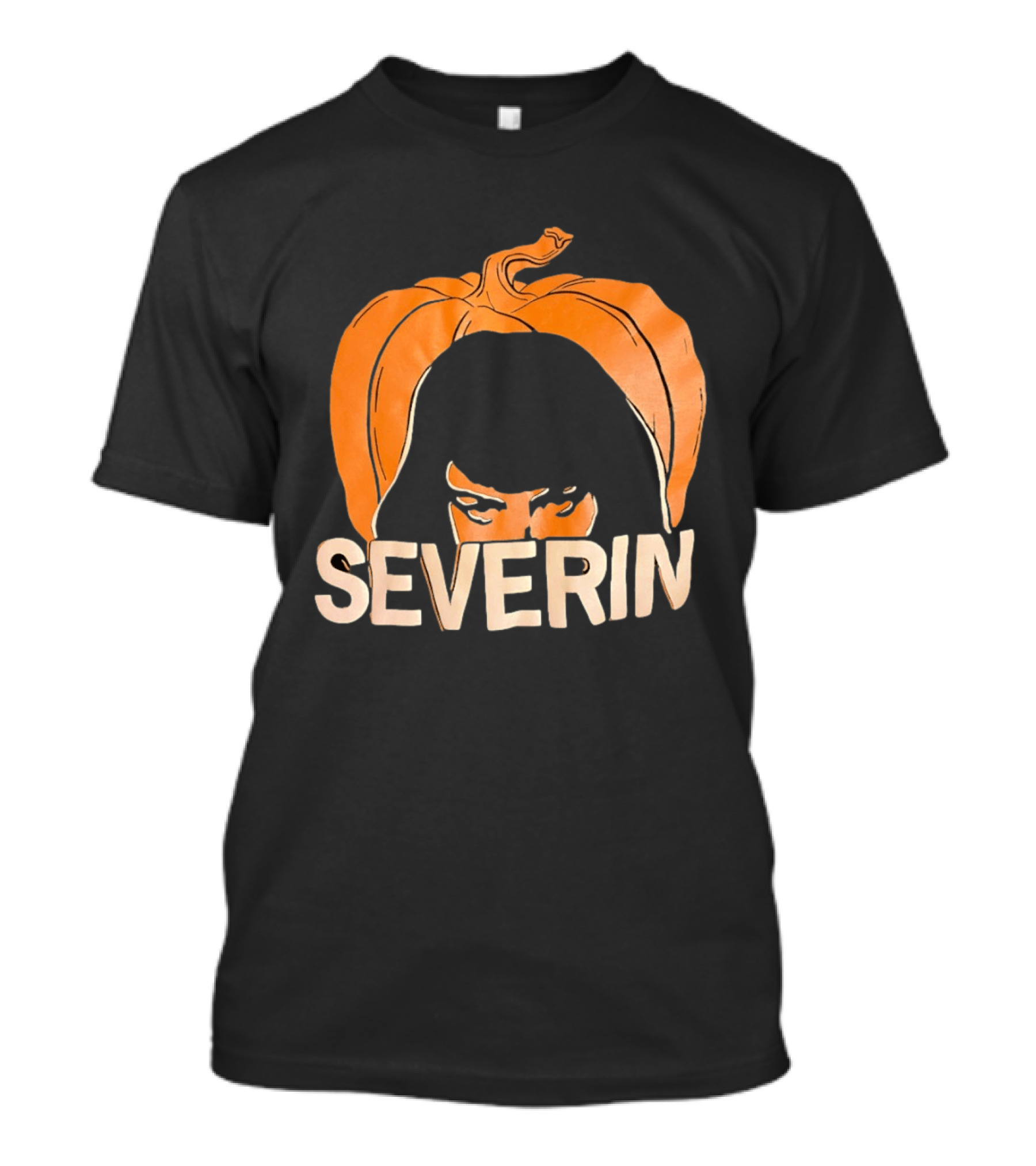 Severin Pumpkin Halloween Horror Mask T-Shirt