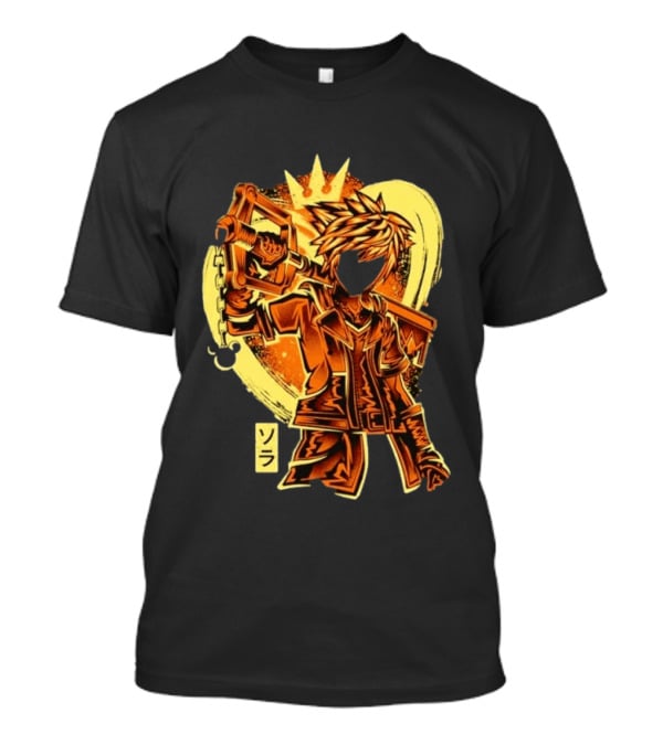 Sora Kingdom Hearts Keyblade Japanese T-Shirt