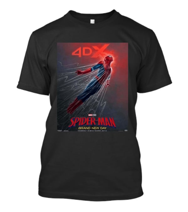 4DX Spider Man Brand New Day Movie Marvel Studios July 31 2026 T-Shirt