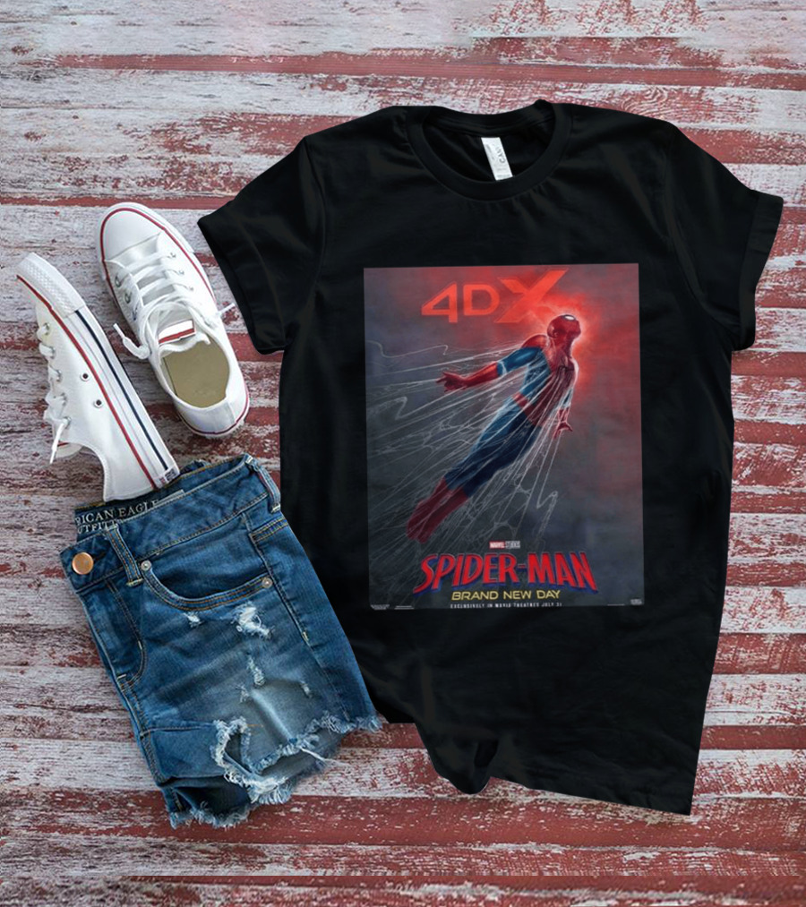 4DX Spider Man Brand New Day Movie Marvel Studios July 31 2026 T-Shirt