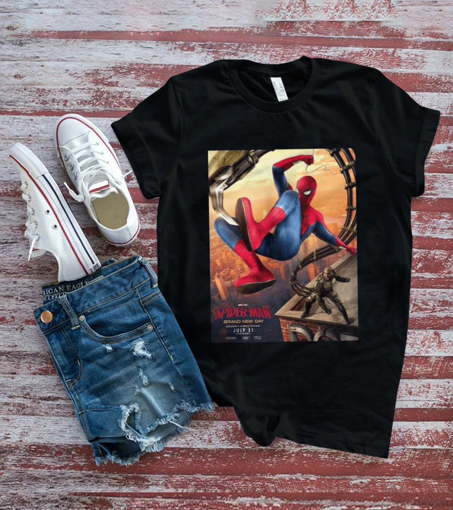 Spider Man Brand New Day Marvel Studios Movie Release July 31 2026 T-Shirt