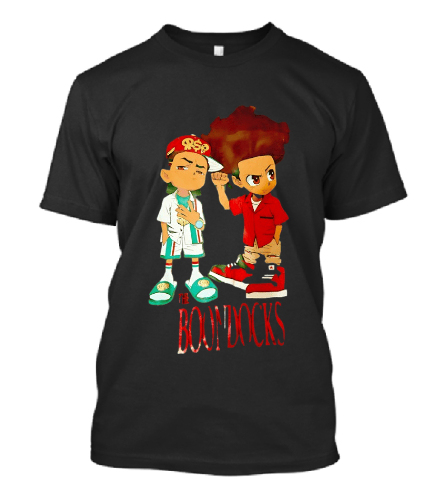 The Boondocks Riley And Huey Freeman Characters By Aaron McGruder T-Shirt