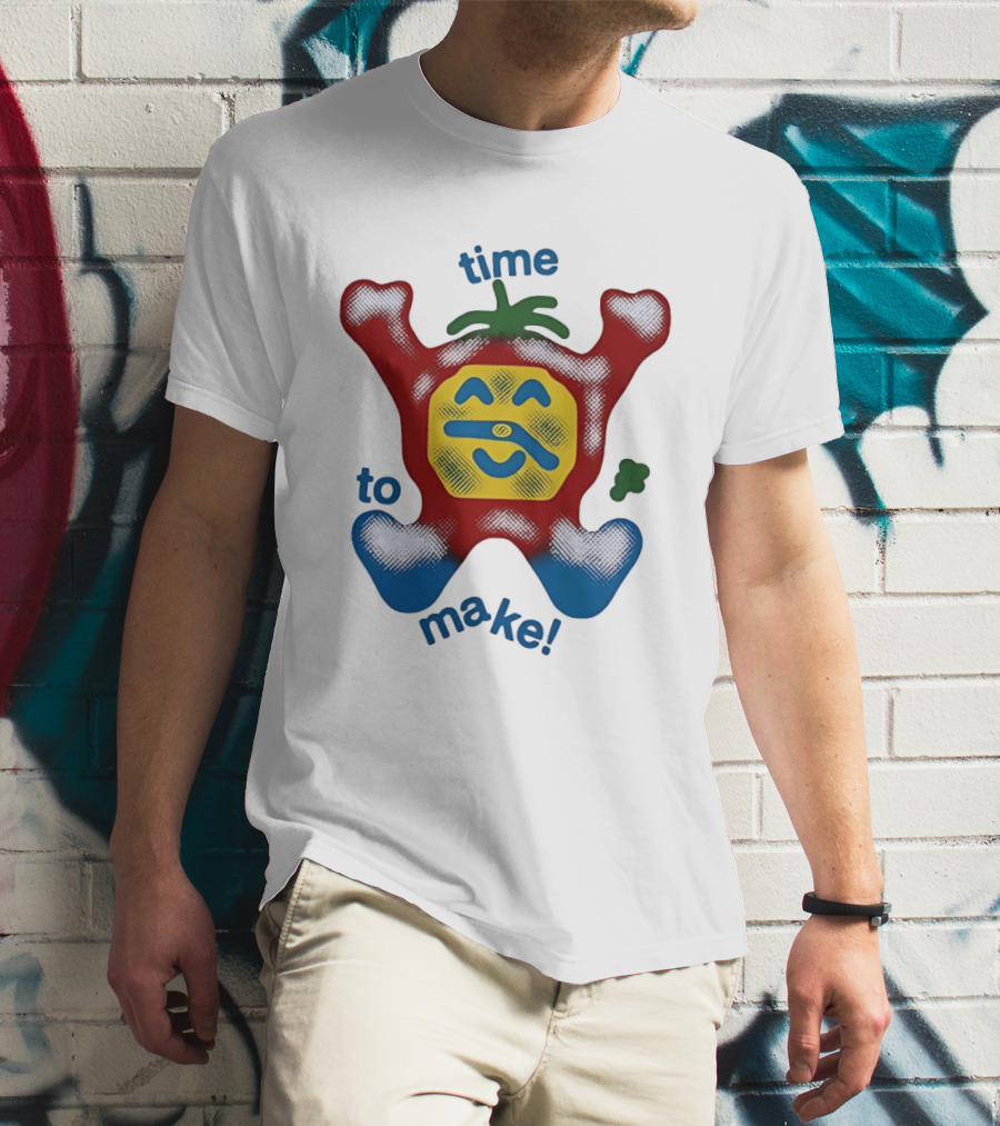 Time To Make Tomato Face Playful T-Shirt