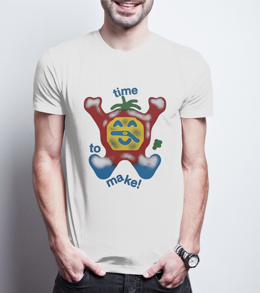 Time To Make Tomato Face Playful T-Shirt