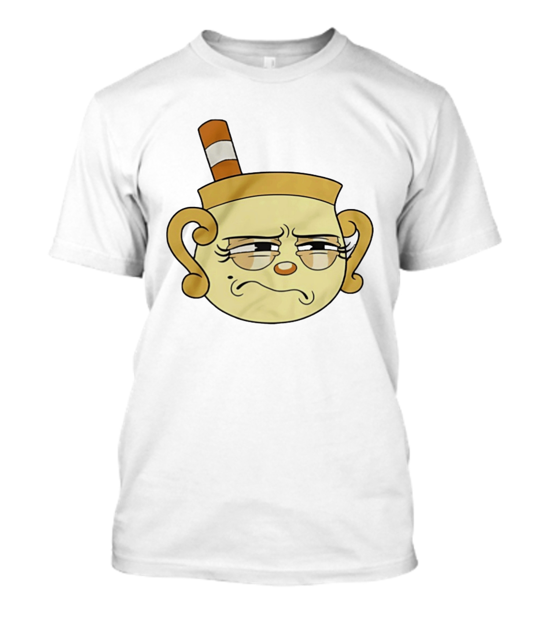 Cuphead Man Grumpy Face T-Shirt