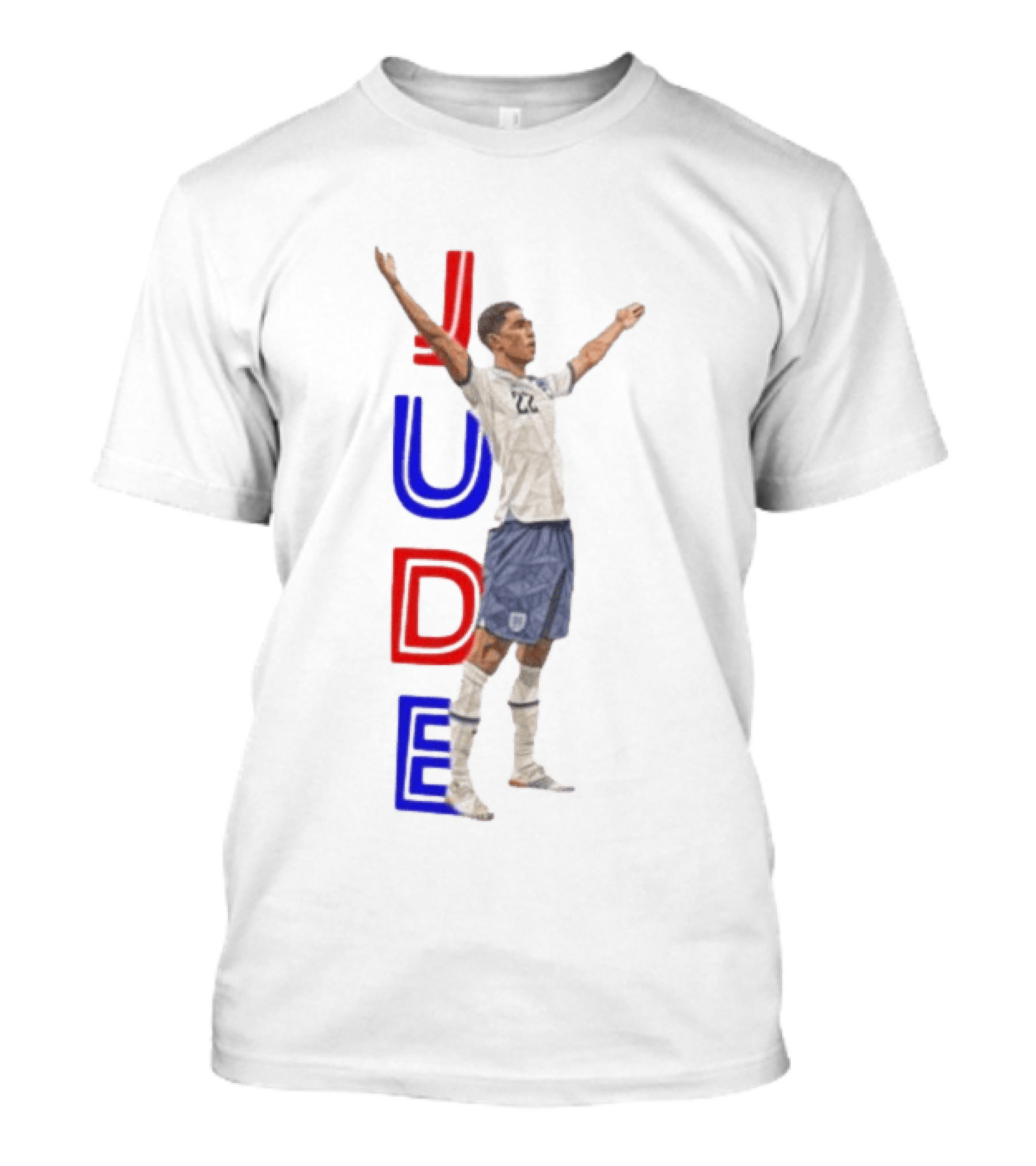 Jude Bellingham No 22 England National Football Team Victory Celebration T-Shirt