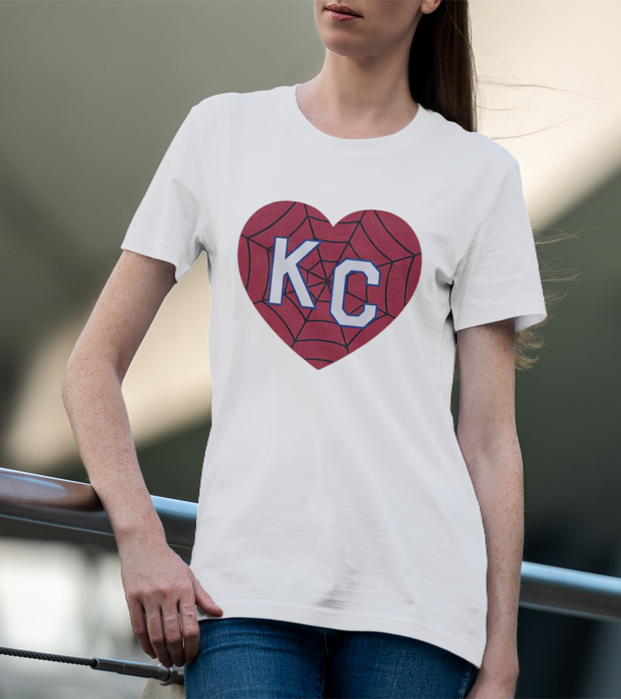 KC Heart Spiderweb T-Shirt
