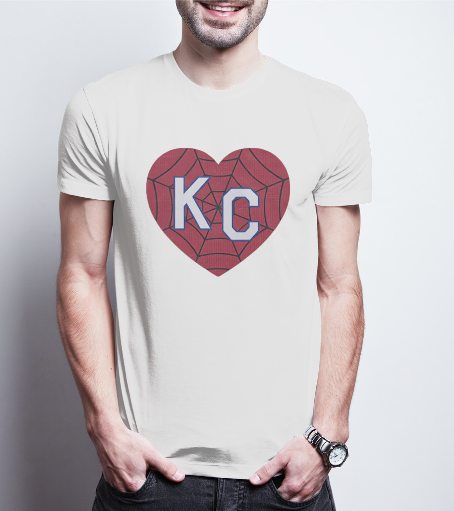 KC Heart Spiderweb T-Shirt
