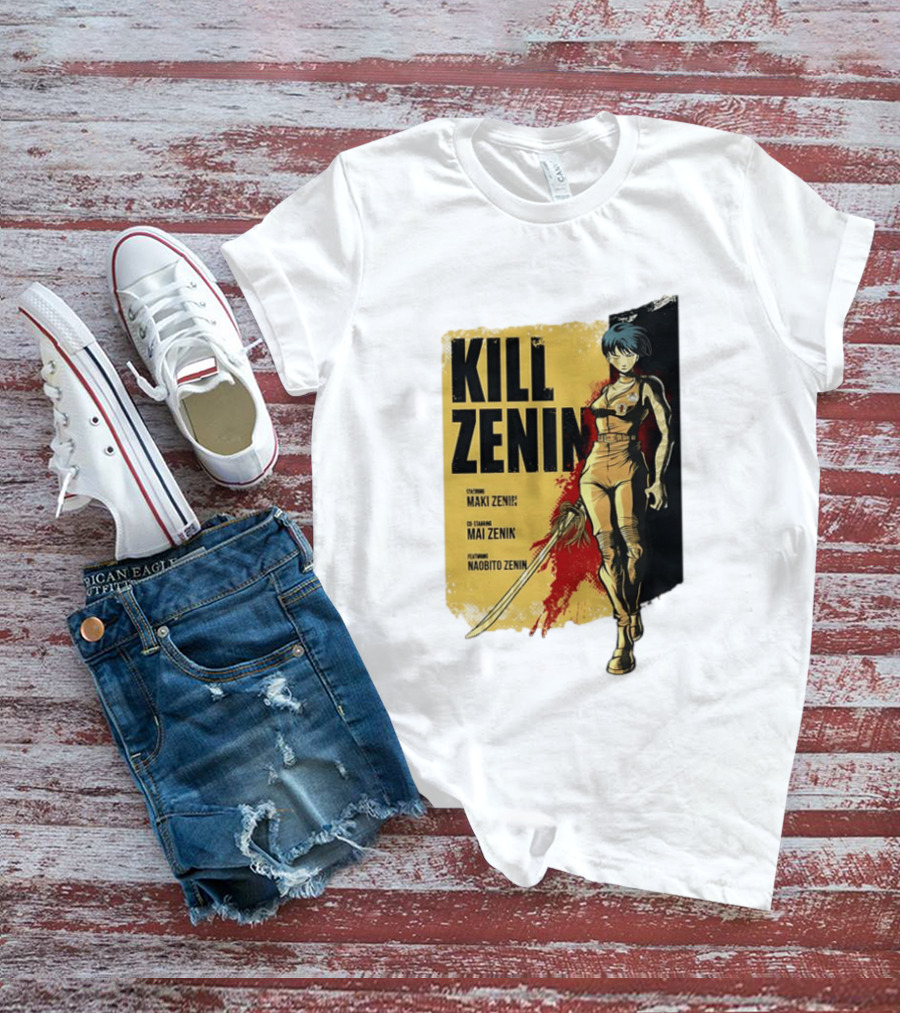 Kill Zenin Maki Mai Naobito Characters Anime T-Shirt