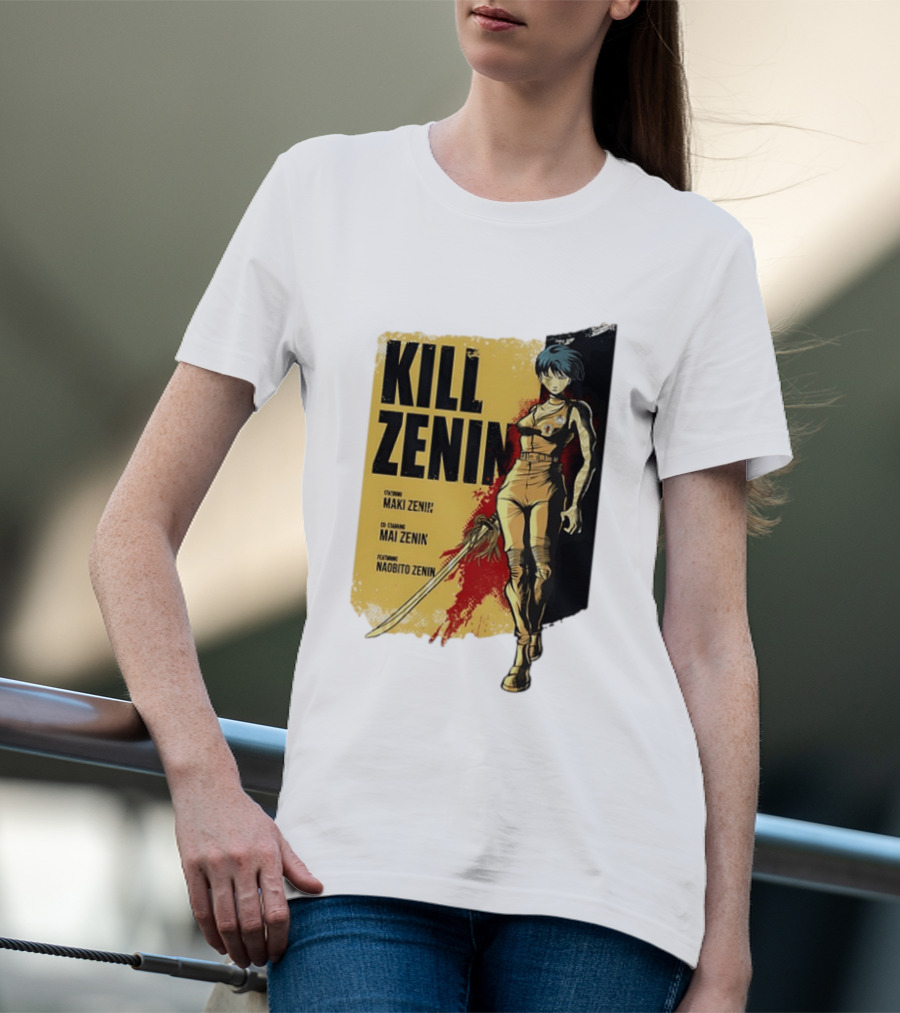 Kill Zenin Maki Mai Naobito Characters Anime T-Shirt