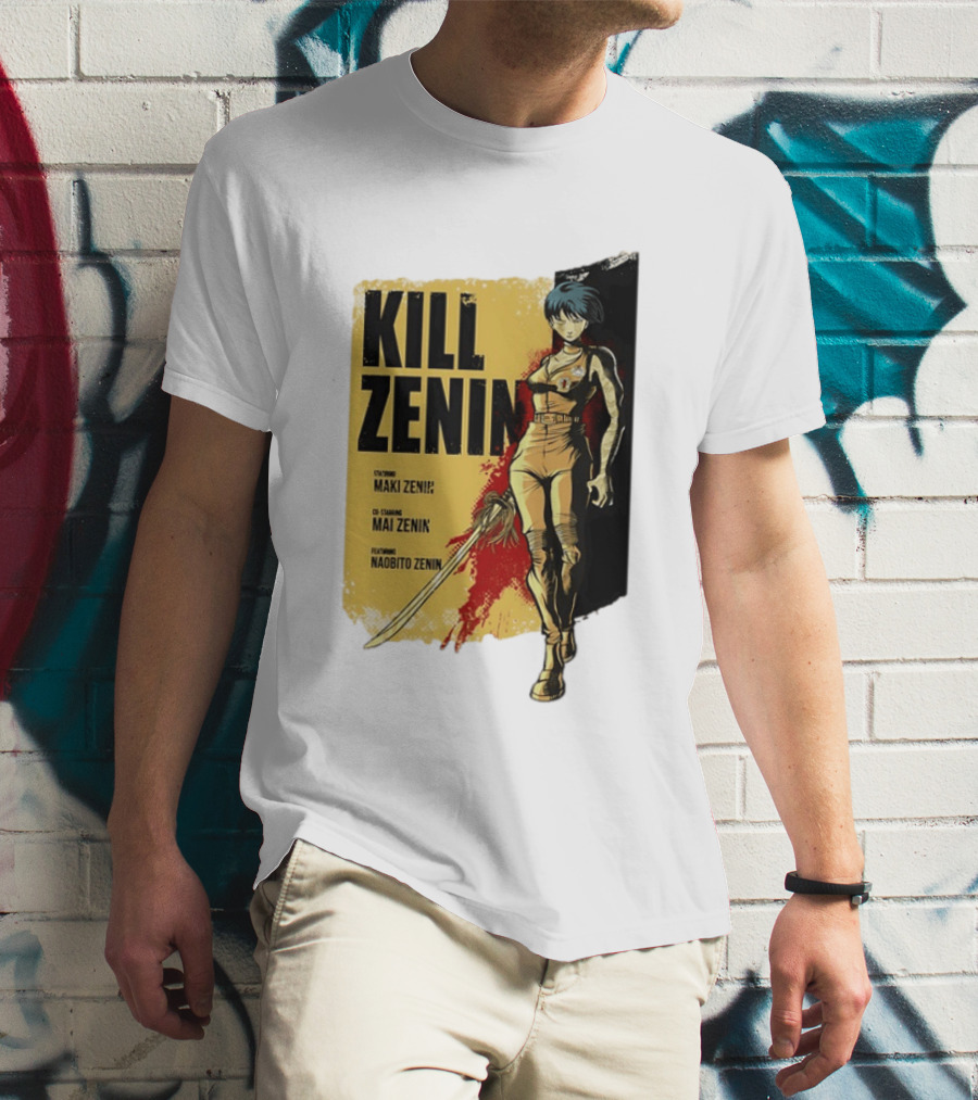 Kill Zenin Maki Mai Naobito Characters Anime T-Shirt