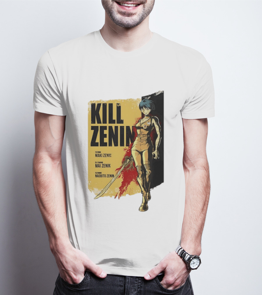 Kill Zenin Maki Mai Naobito Characters Anime T-Shirt