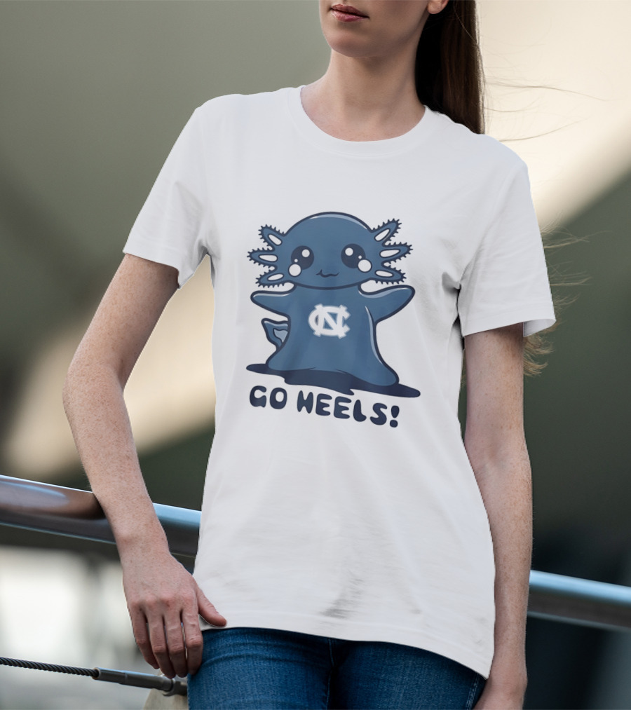 North Carolina Tar Heels Axolotl Go Heels T-Shirt
