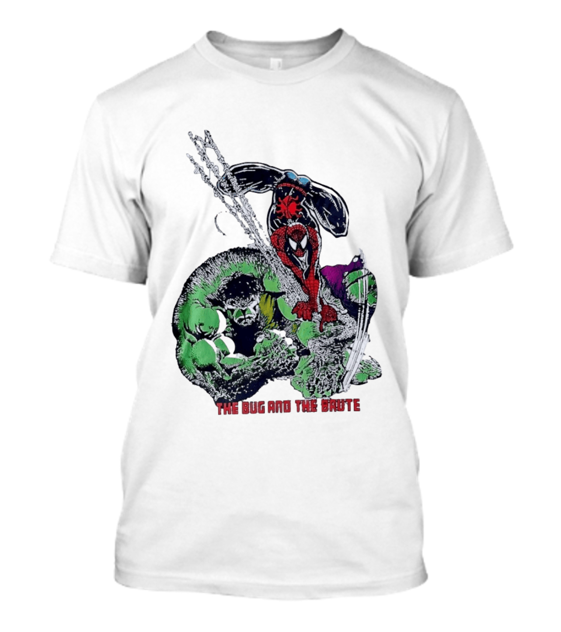 Spider Man And Hulk The Bug And The Brute Dynamic Duo Comic T-Shirt