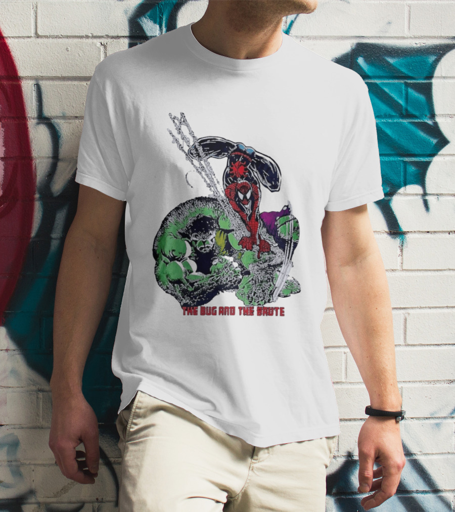 Spider Man And Hulk The Bug And The Brute Dynamic Duo Comic T-Shirt
