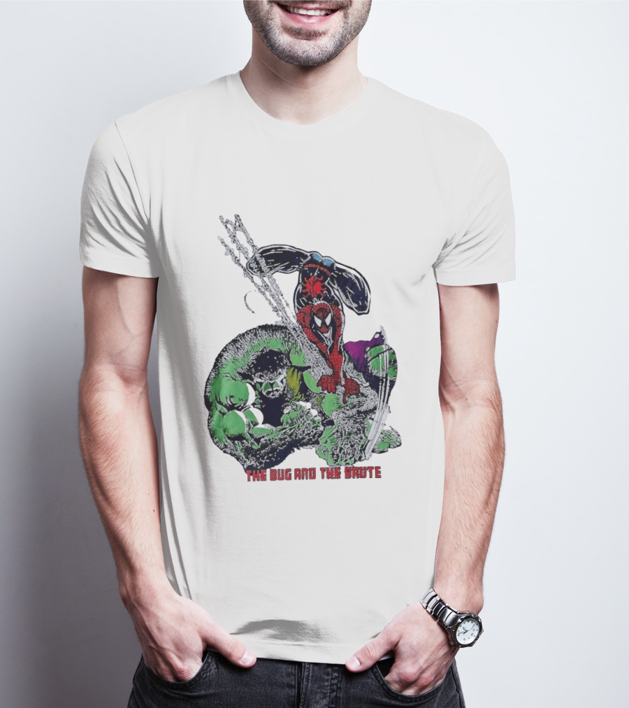 Spider Man And Hulk The Bug And The Brute Dynamic Duo Comic T-Shirt