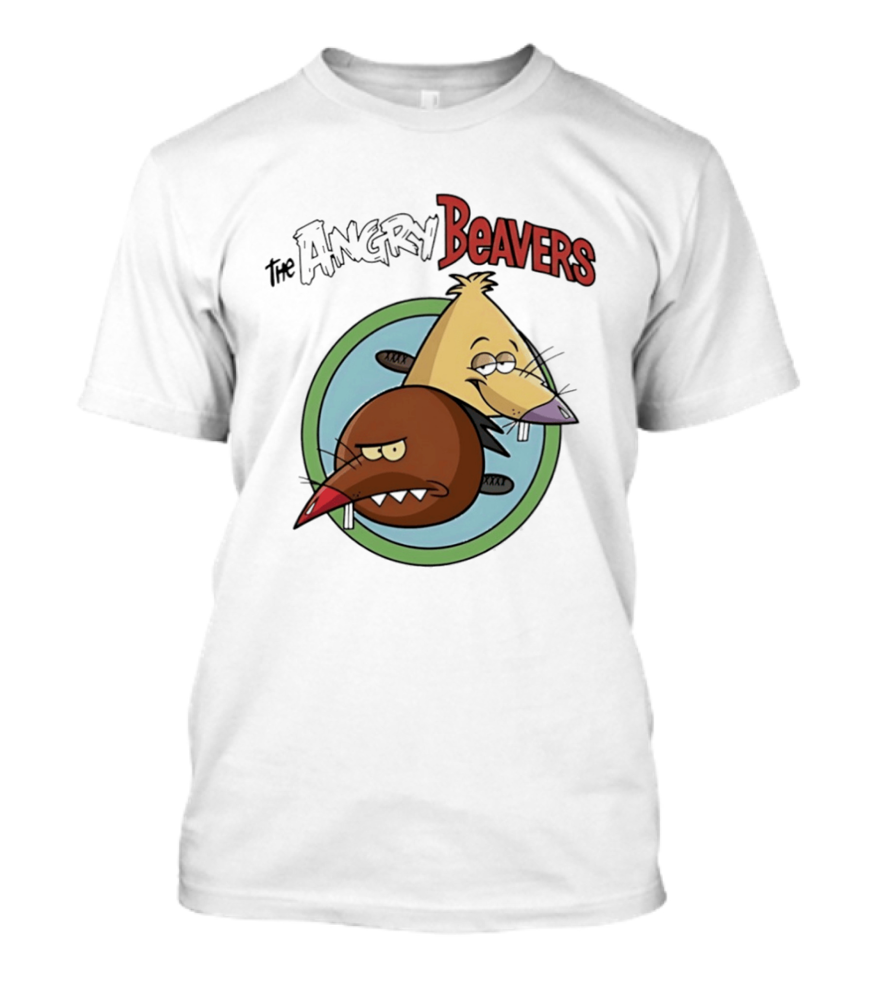 The Angry Beavers Nickelodeon 90s Cartoons Daggett And Norbert T-Shirt