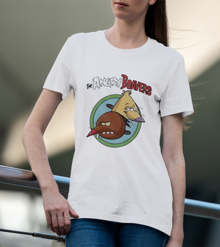 The Angry Beavers Nickelodeon 90s Cartoons Daggett And Norbert T-Shirt