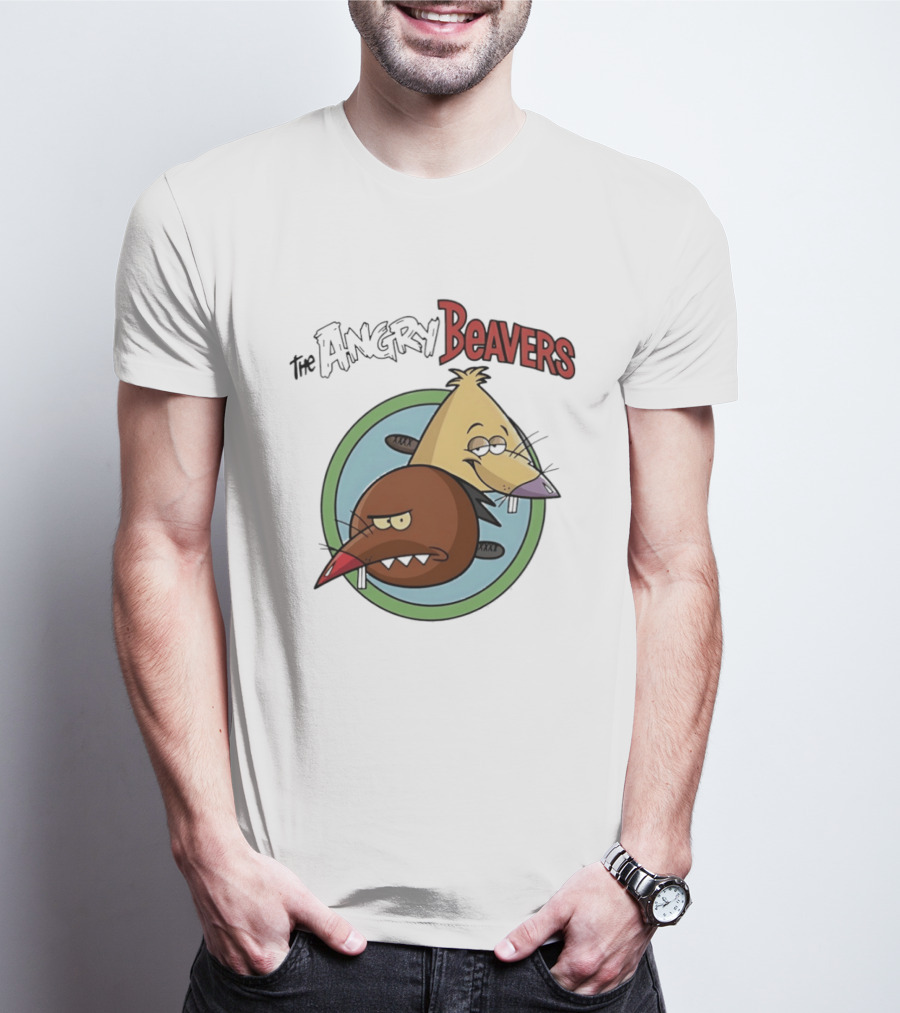 The Angry Beavers Nickelodeon 90s Cartoons Daggett And Norbert T-Shirt