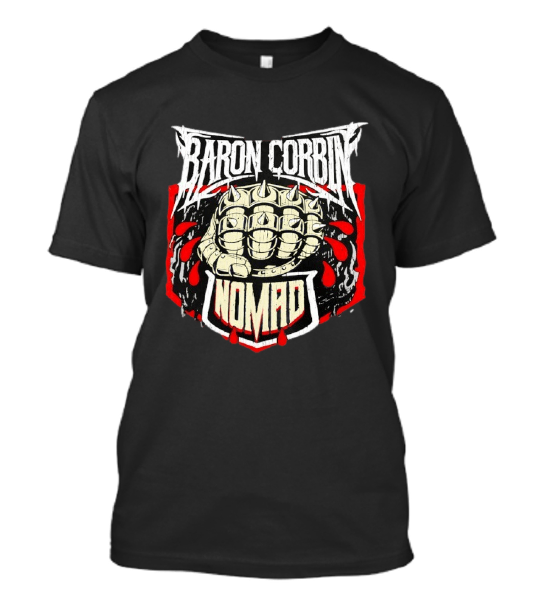 Baron Corbin Nomad Spiked Fist WWE Wrestling T-Shirt