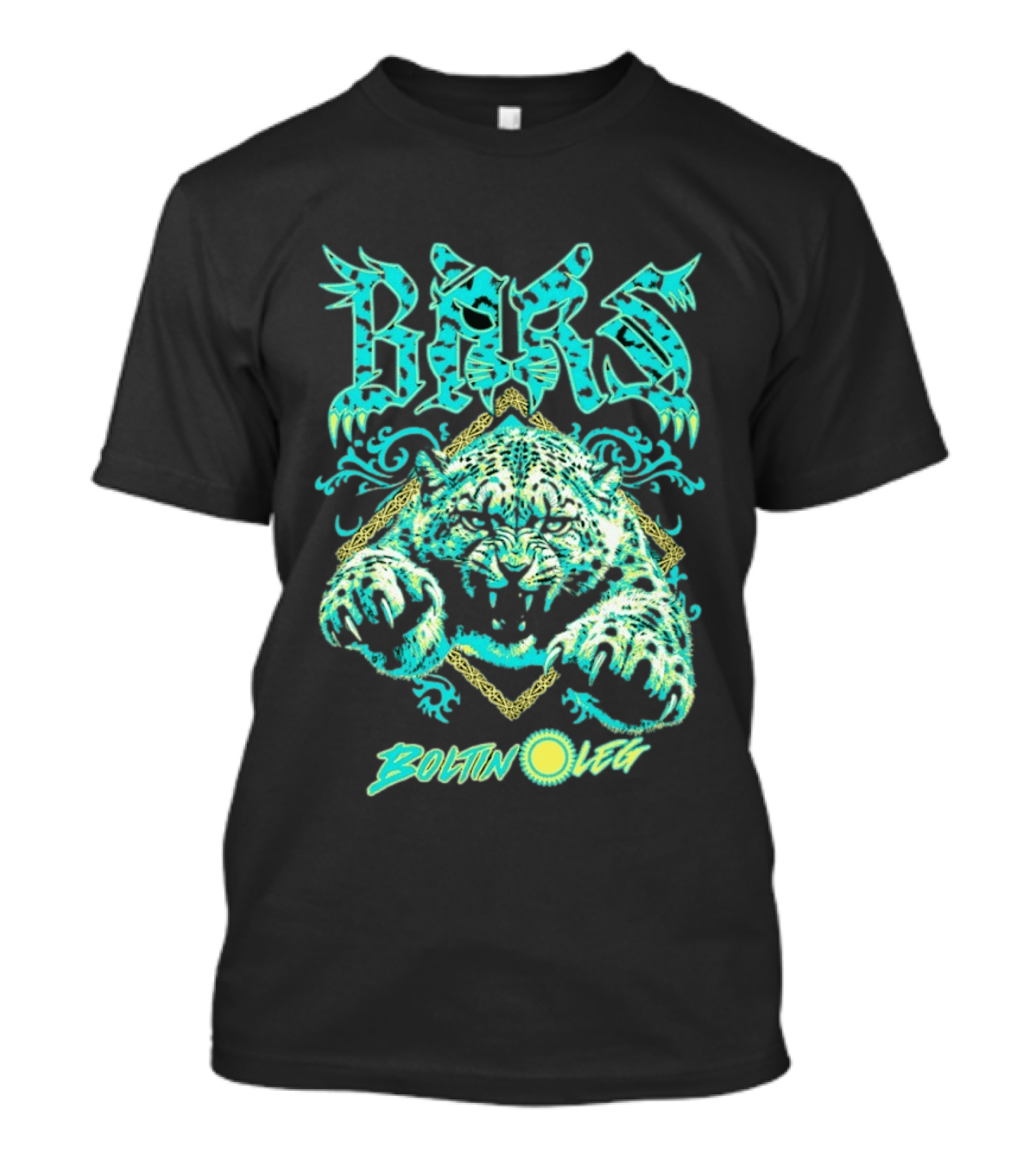 Bars Boltin Oleg Leopard Wild Cat Animal T-Shirt