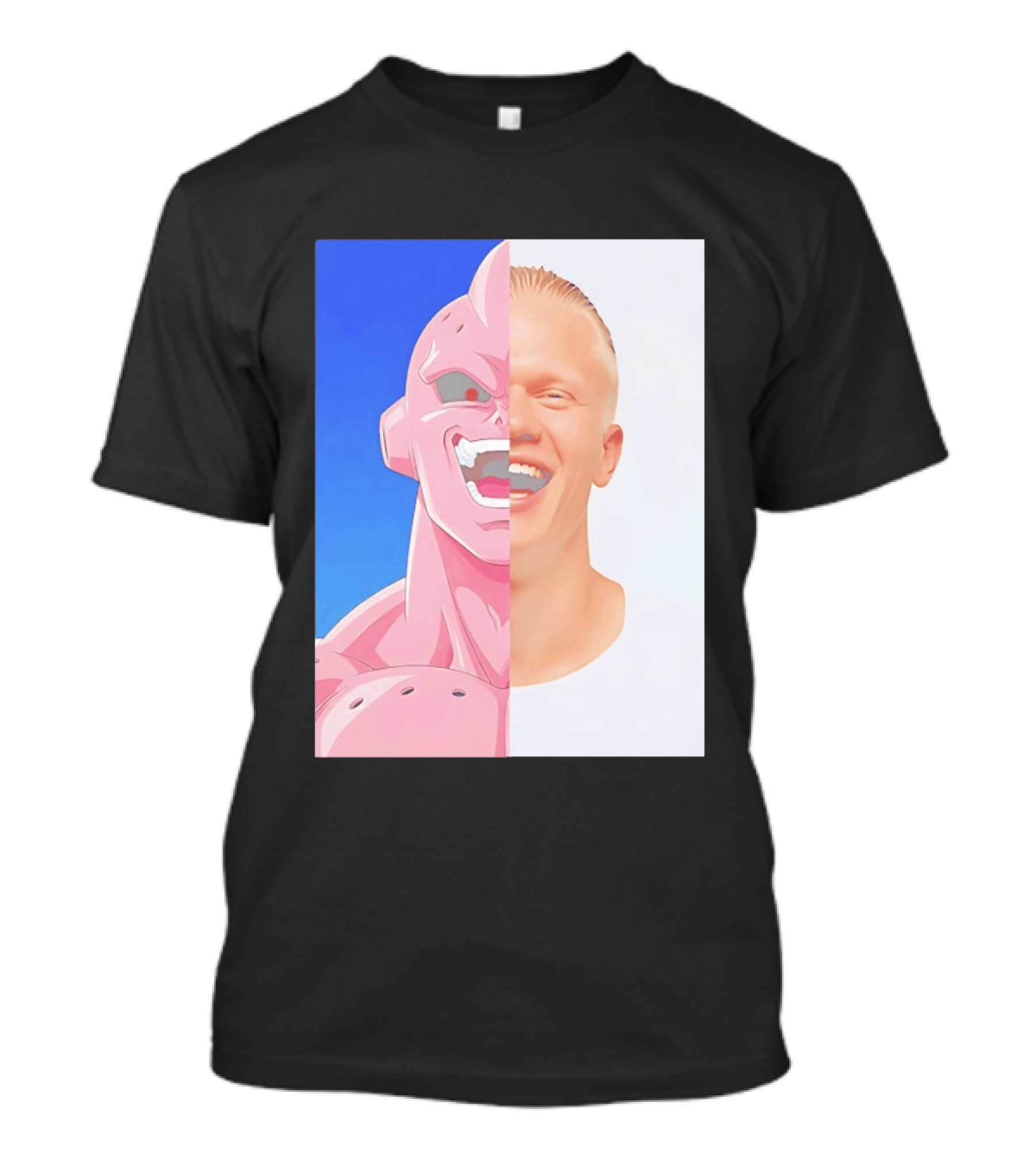 Erling Haaland Majin Buu Face Swap T-Shirt