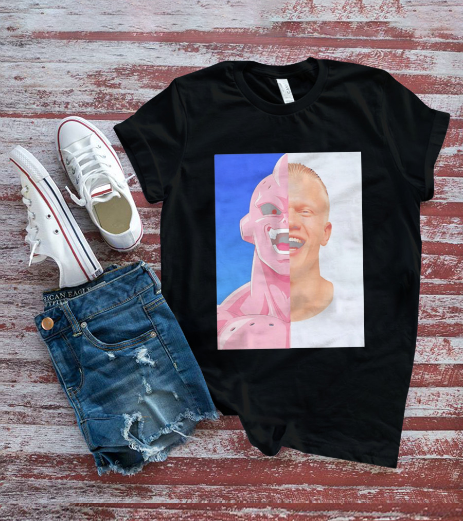 Erling Haaland Majin Buu Face Swap T-Shirt