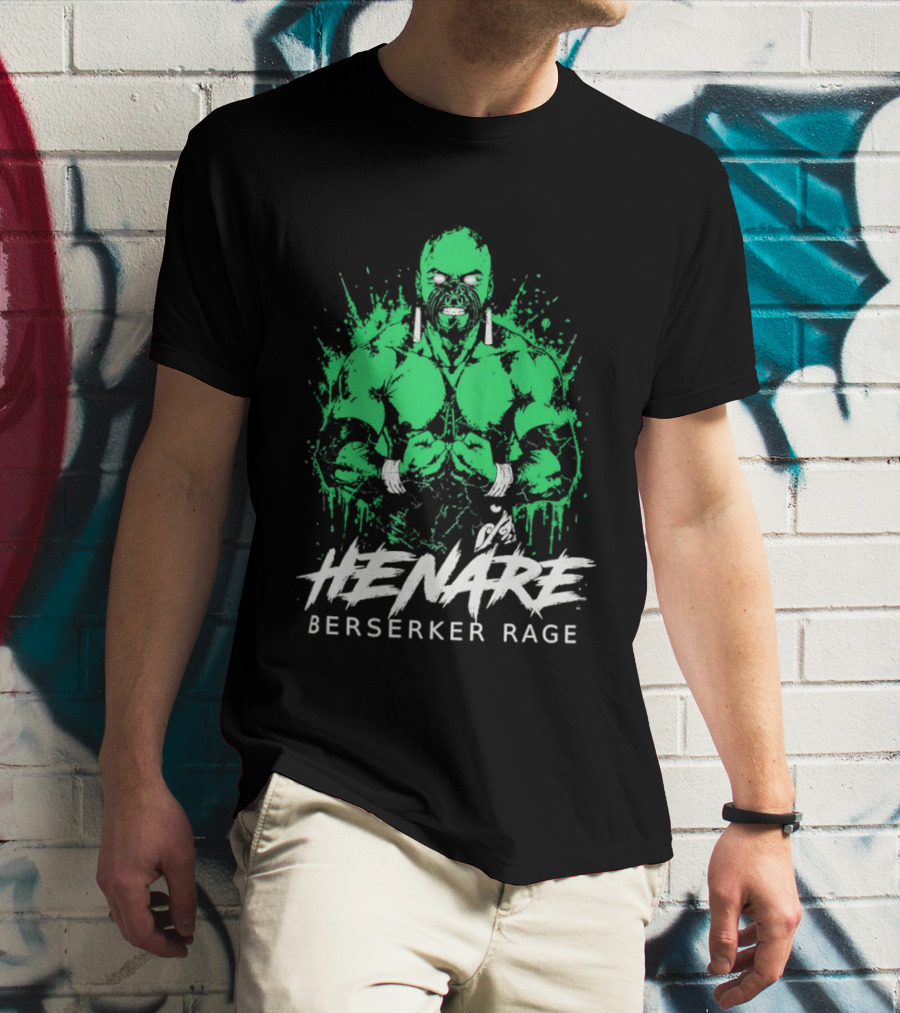 Henare Berserker Rage NJPW Wrestling T-Shirt