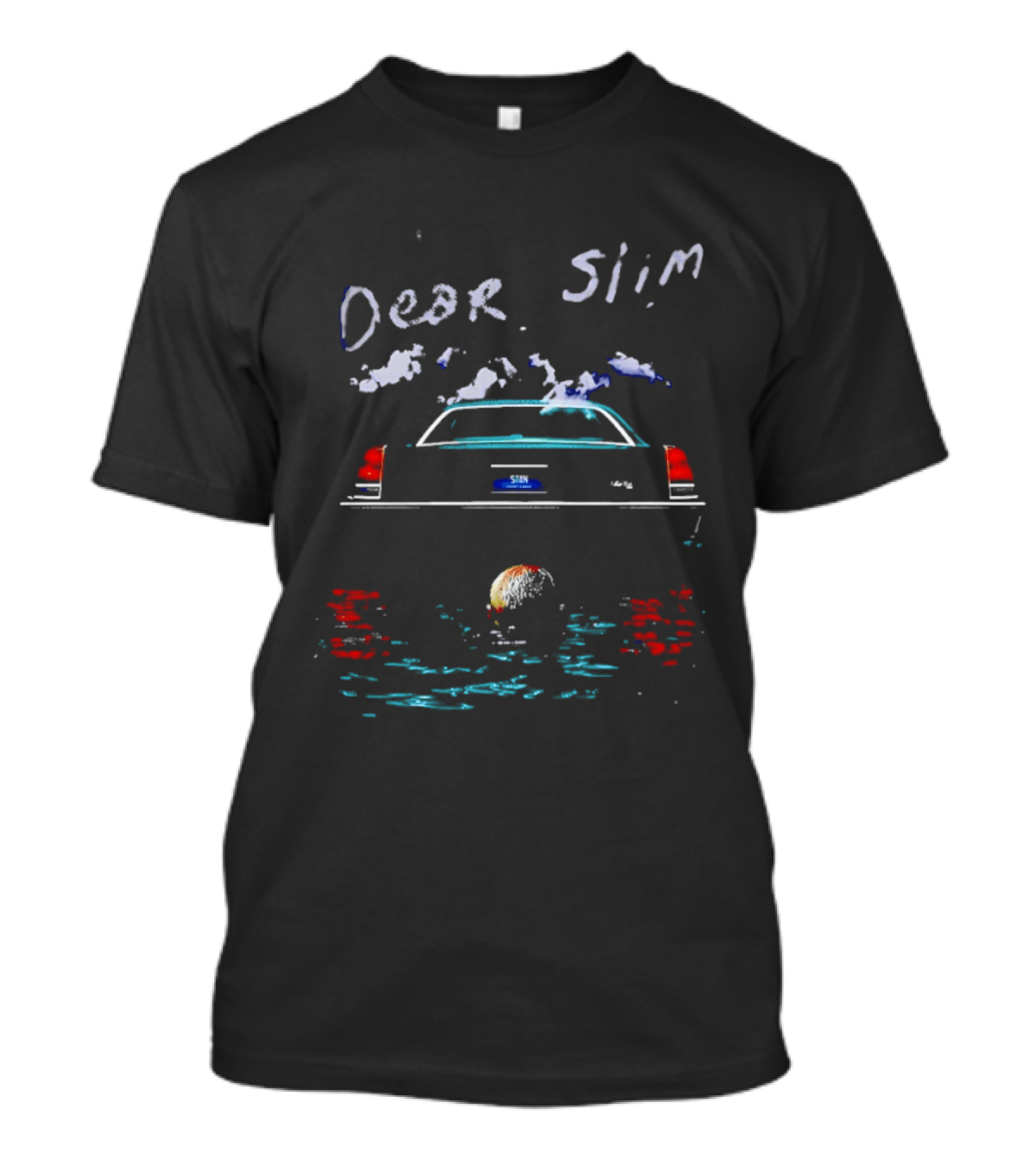 Eminem Dear Slim Car And Water Scene T-Shirt