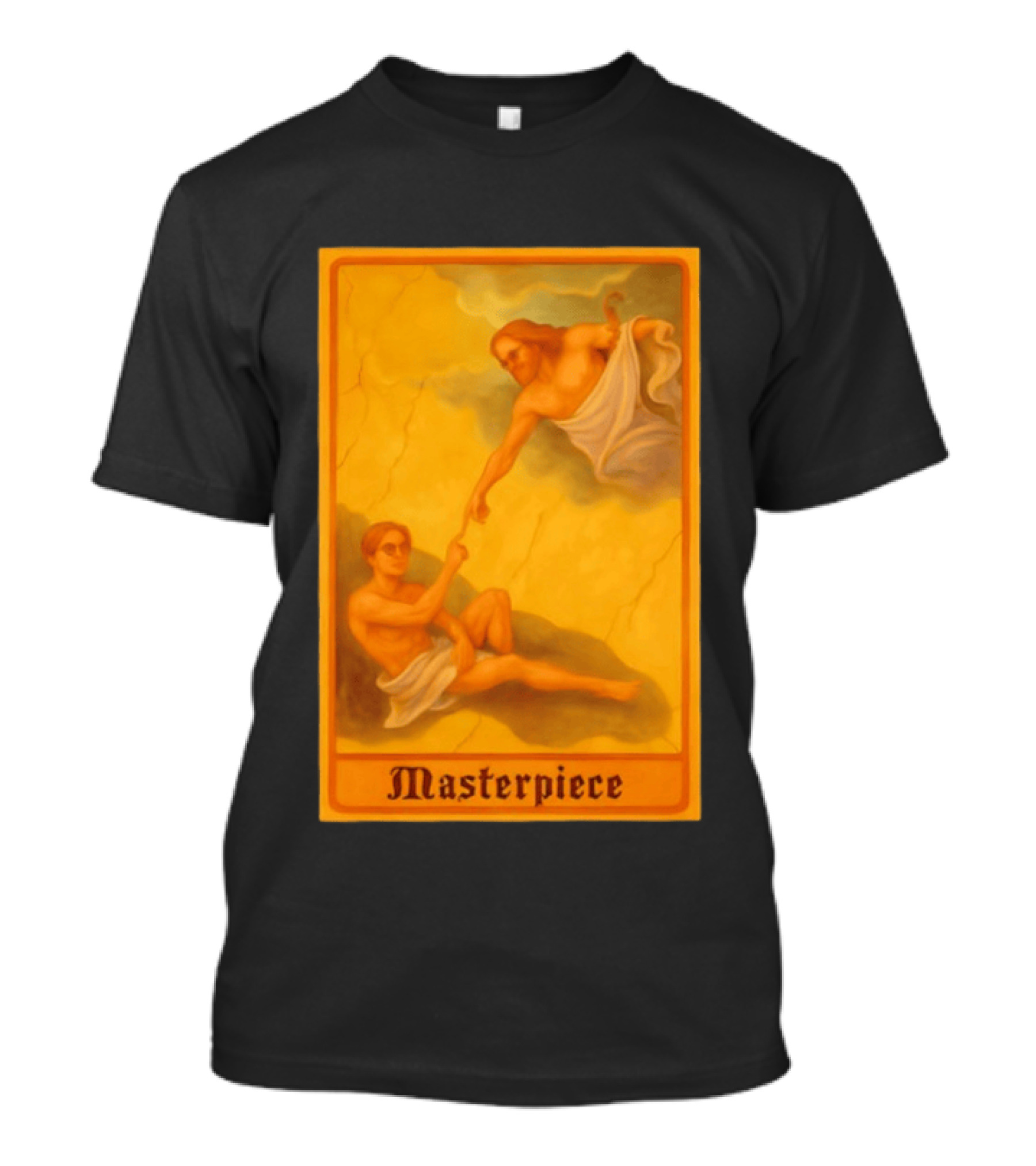 Masterpiece Michelangelo Creation Of Adam Iconic Classic Renaissance T-Shirt