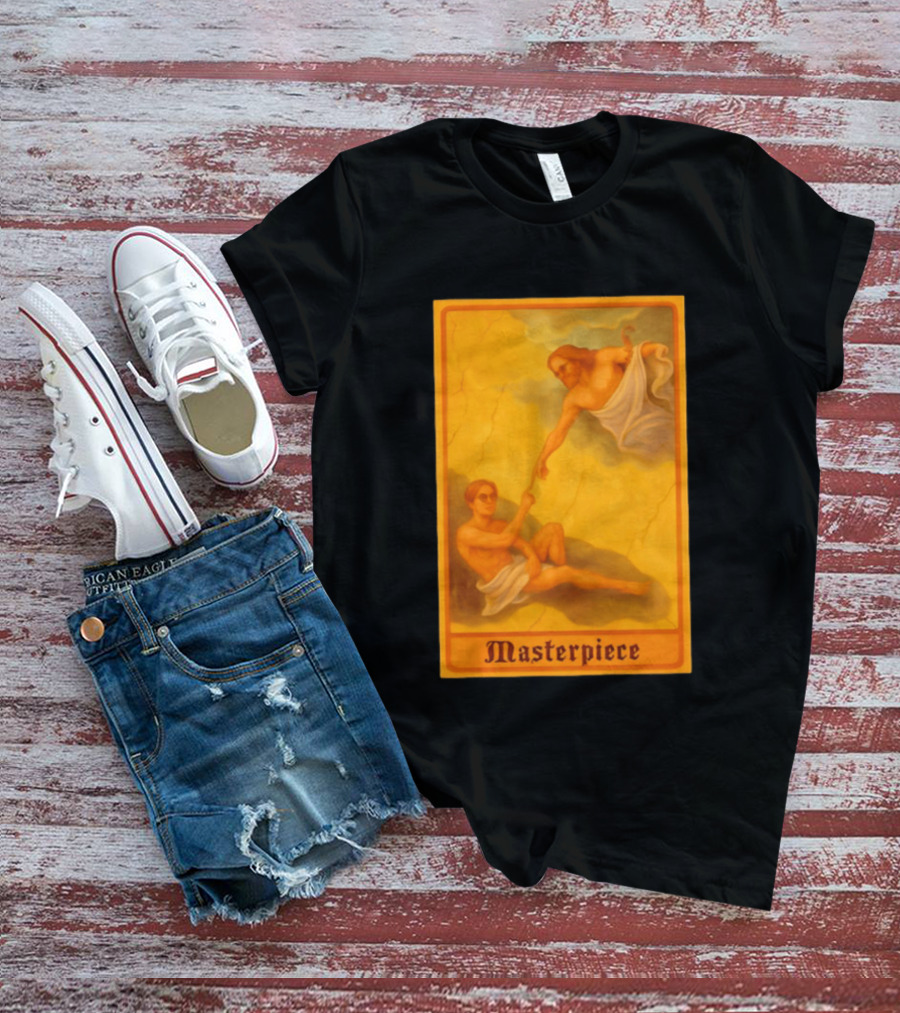 Masterpiece Michelangelo Creation Of Adam Iconic Classic Renaissance T-Shirt