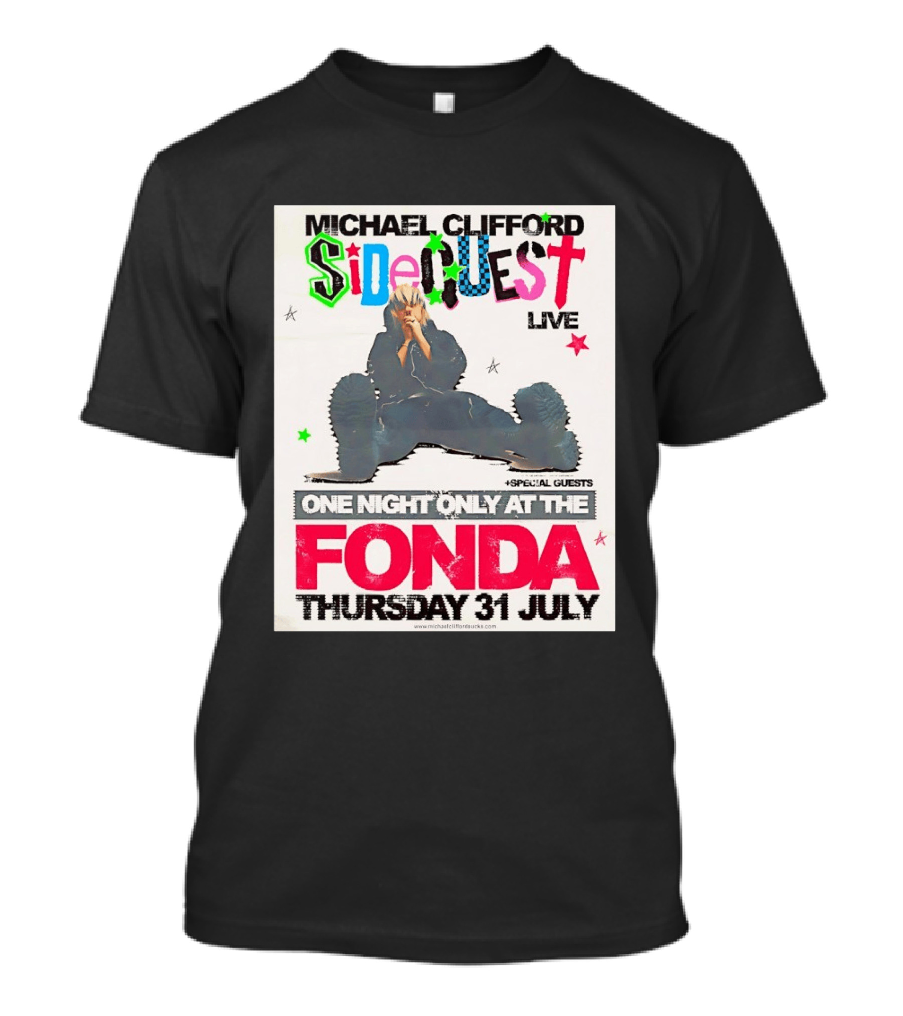 Michael Clifford Sideguest Live One Night Only At The Fonda Thursday 31 July T-Shirt
