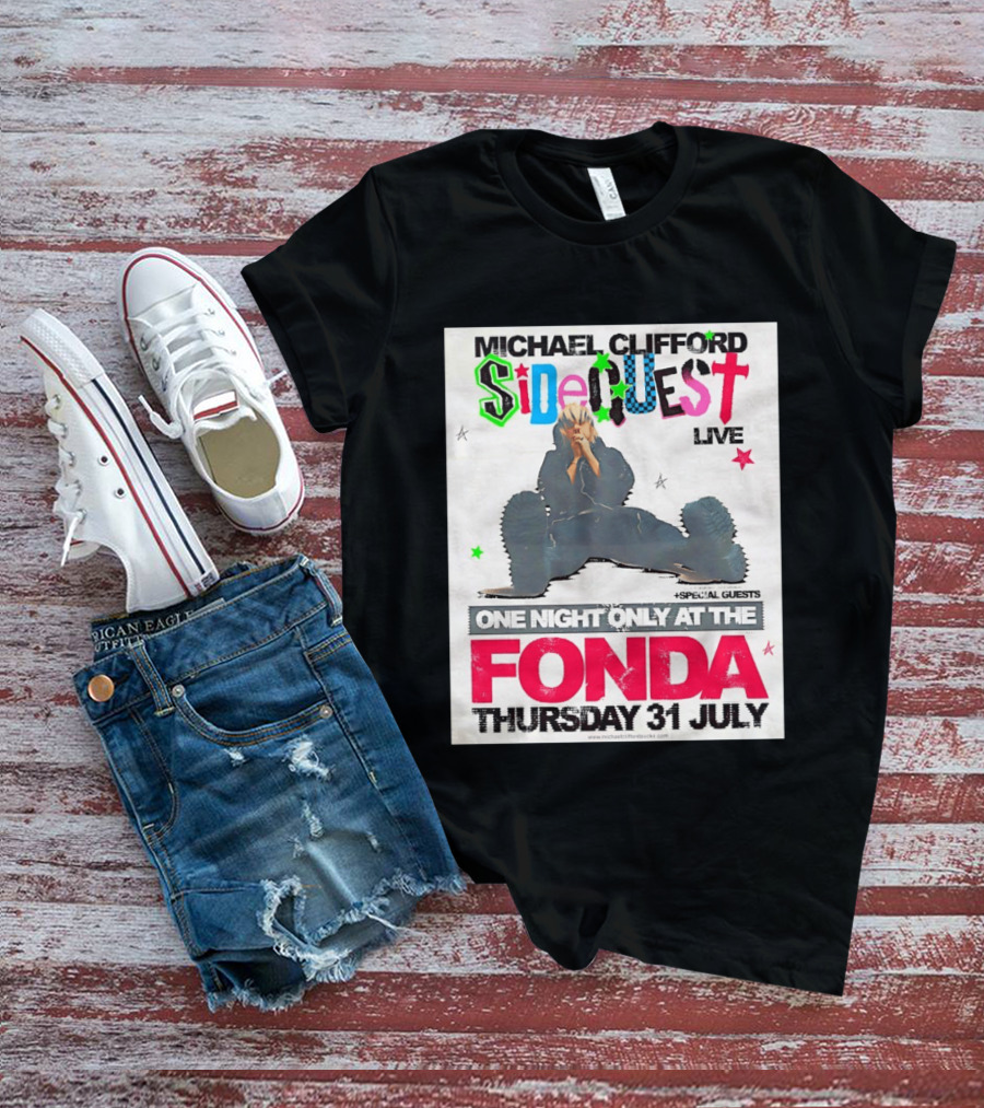 Michael Clifford Sideguest Live One Night Only At The Fonda Thursday 31 July T-Shirt