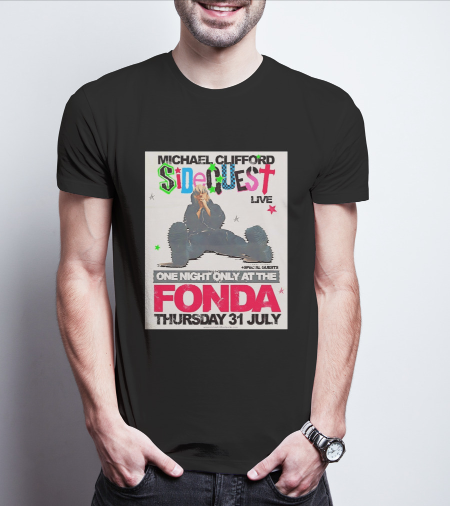 Michael Clifford Sideguest Live One Night Only At The Fonda Thursday 31 July T-Shirt