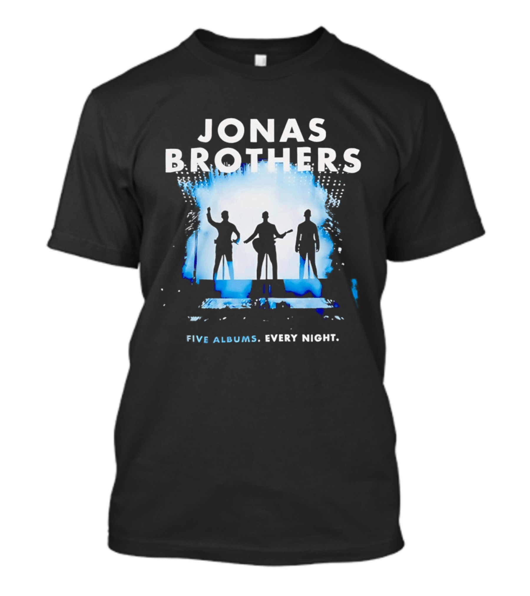 Jonas Brothers Five Albums Every Night Tour T-Shirt