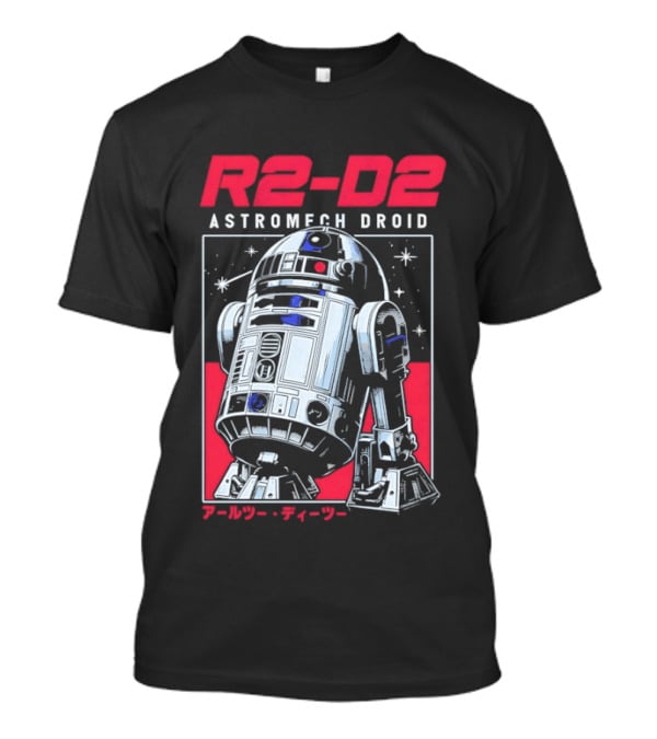 R2 D2 Astromech Droid Star Wars Sci Fi Robot T-Shirt