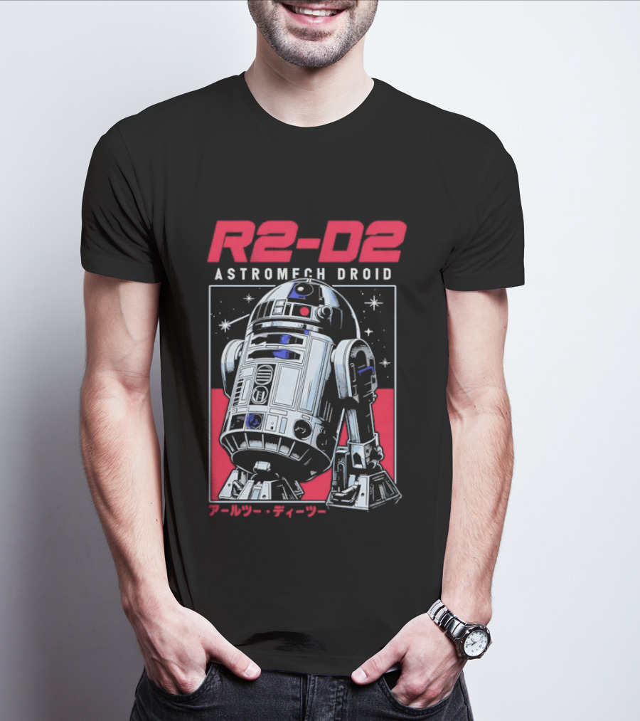 R2 D2 Astromech Droid Star Wars Sci Fi Robot T-Shirt