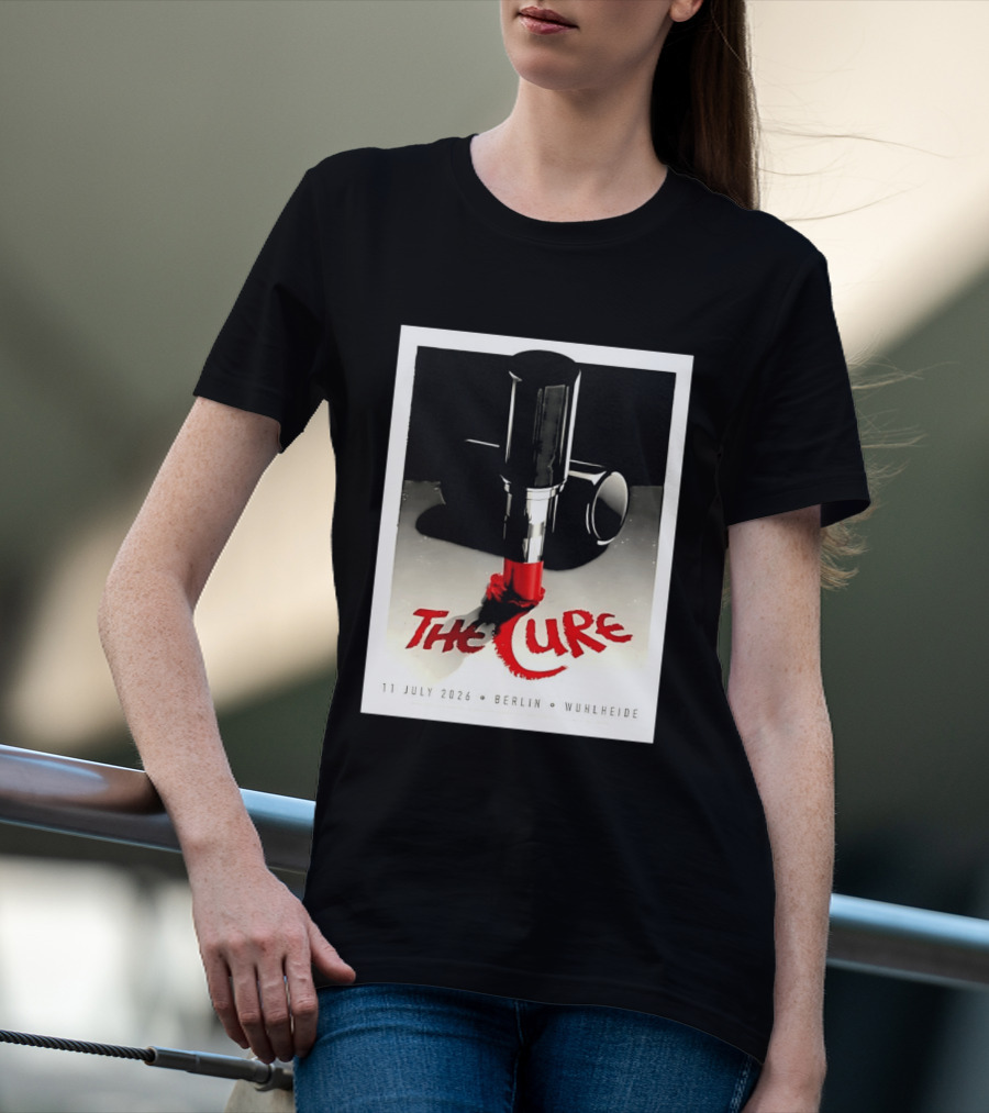 The Cure Berlin Concert 11 July 2026 Wuhlheide Lipstick T-Shirt