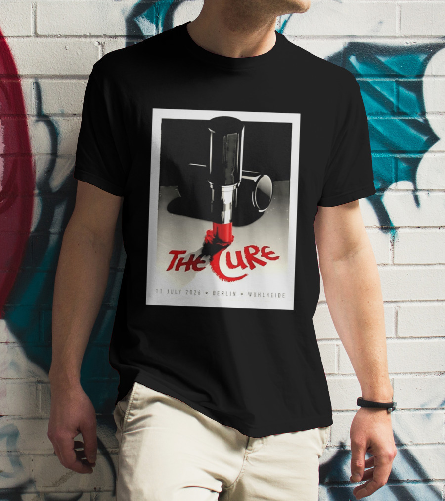 The Cure Berlin Concert 11 July 2026 Wuhlheide Lipstick T-Shirt