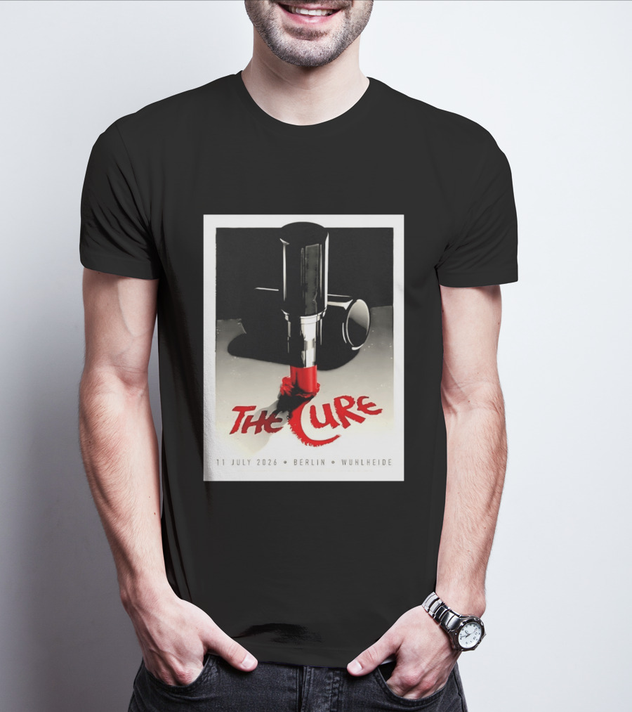 The Cure Berlin Concert 11 July 2026 Wuhlheide Lipstick T-Shirt