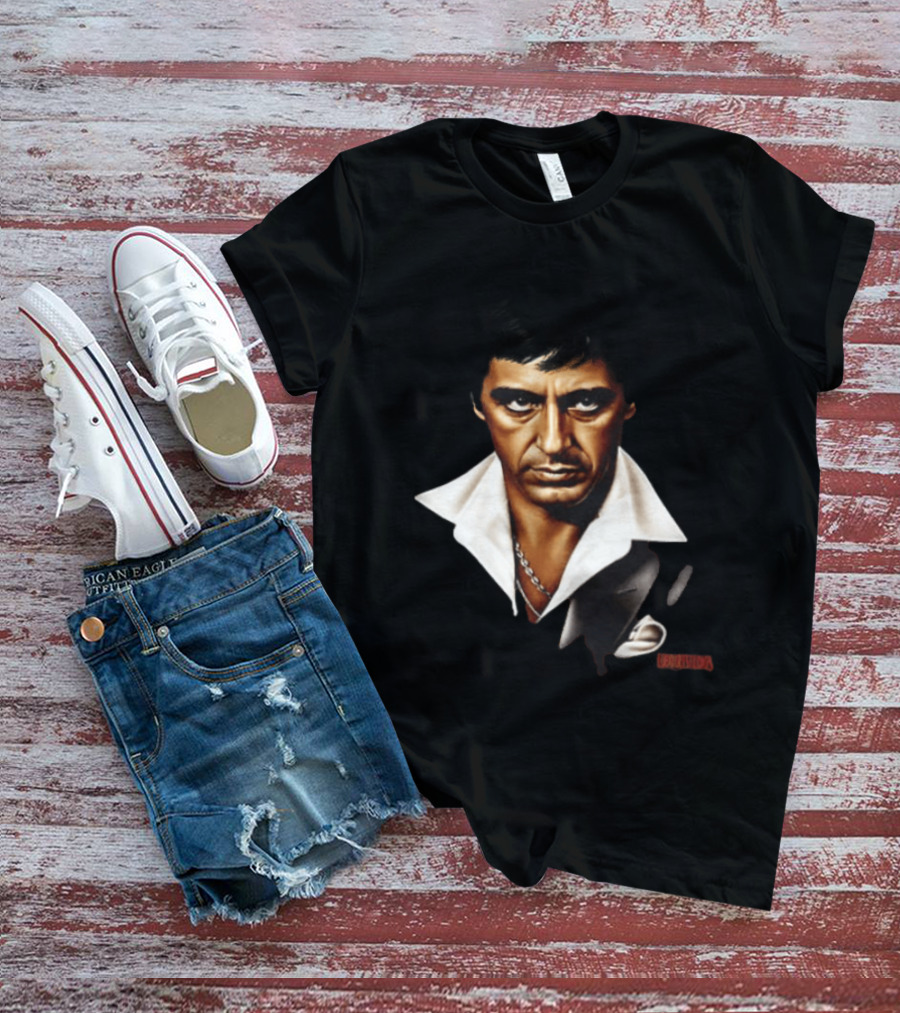 The World Is Yours Tony Montana Scarface 2 Sided T-Shirt