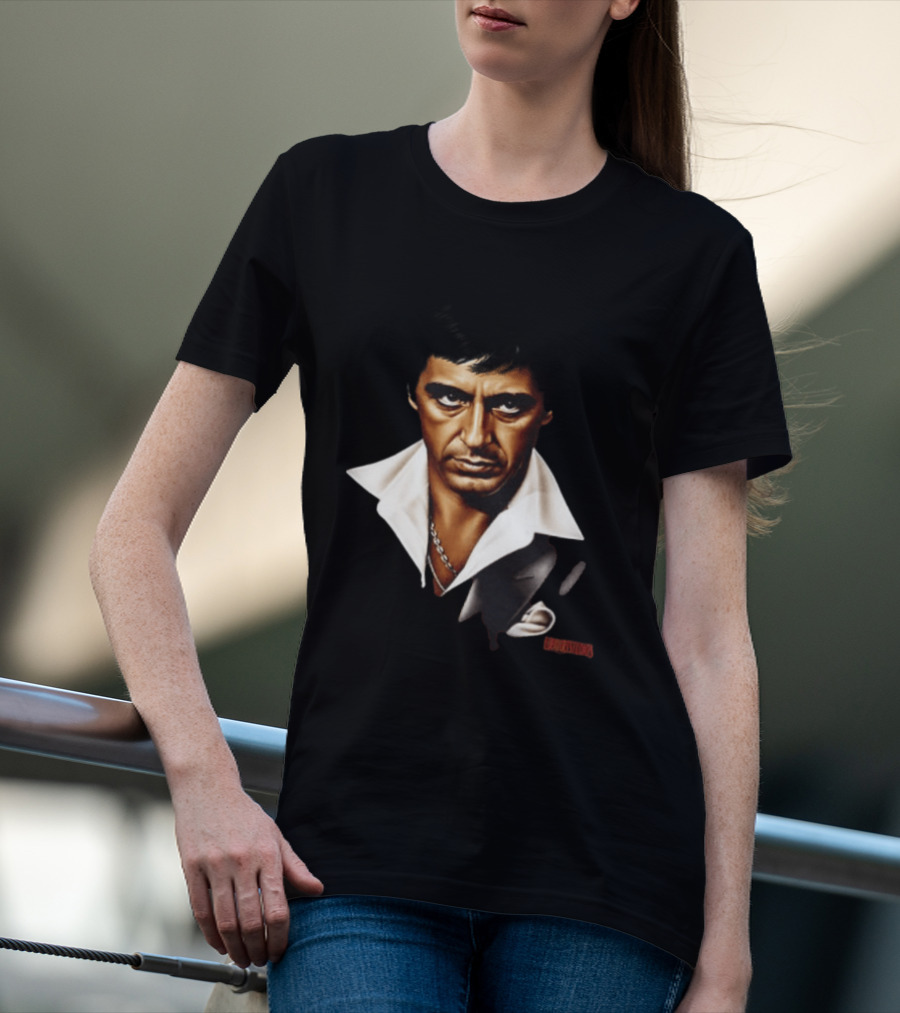 The World Is Yours Tony Montana Scarface 2 Sided T-Shirt