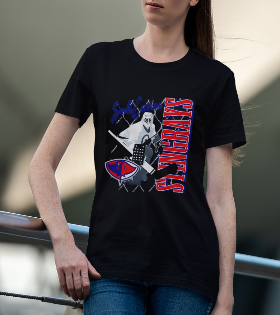 South Carolina Stingrays Hockey Goalie ECHL Team T-Shirt