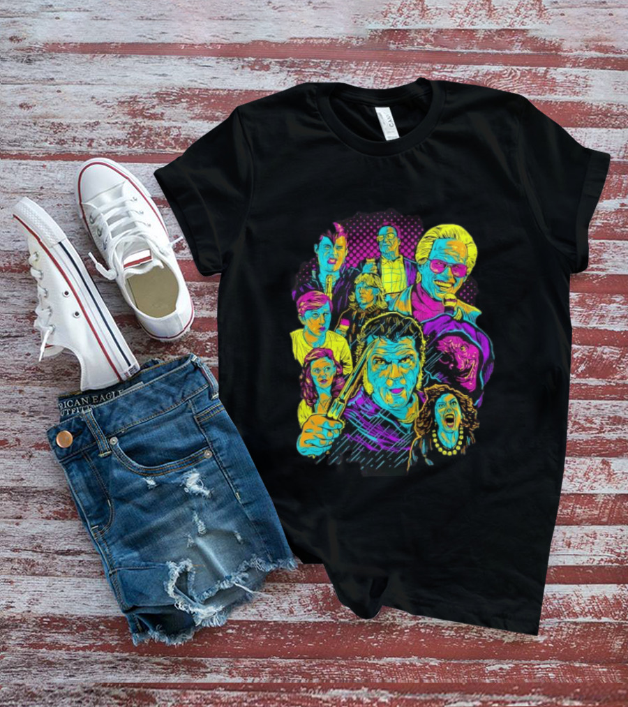 Twin Peaks Cast Neon Pop David Lynch T-Shirt
