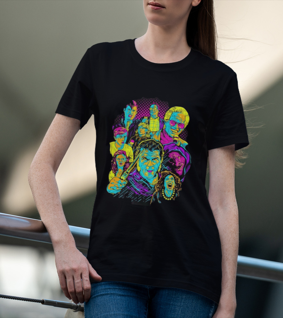 Twin Peaks Cast Neon Pop David Lynch T-Shirt