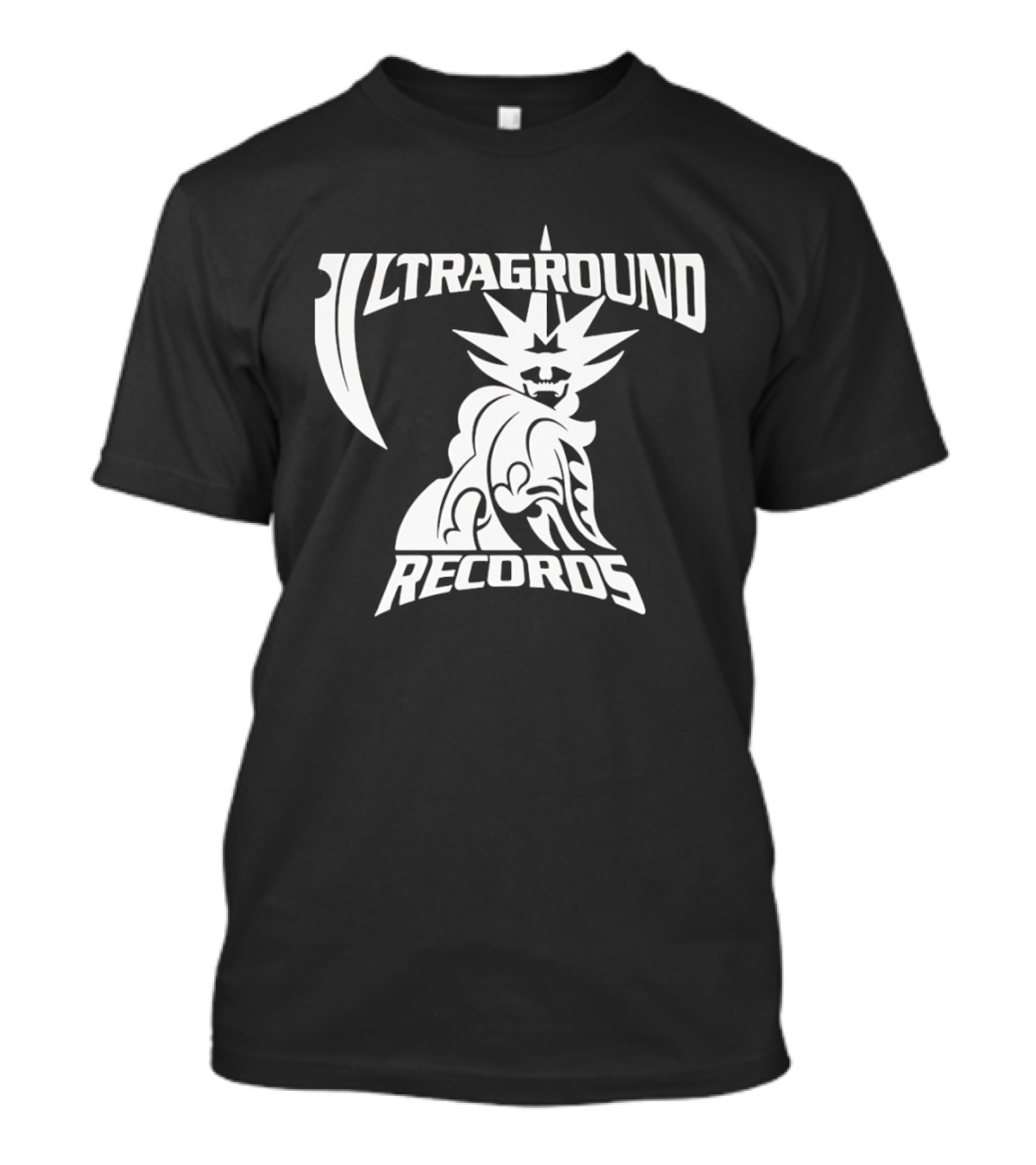 Ultraground Records Statue Of Liberty Inspired Music Label T-Shirt