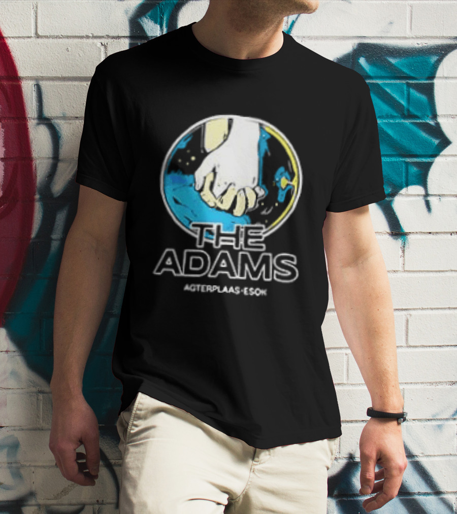The Adams Agterplaas Esok Cosmic Handshake Global Unity T-Shirt