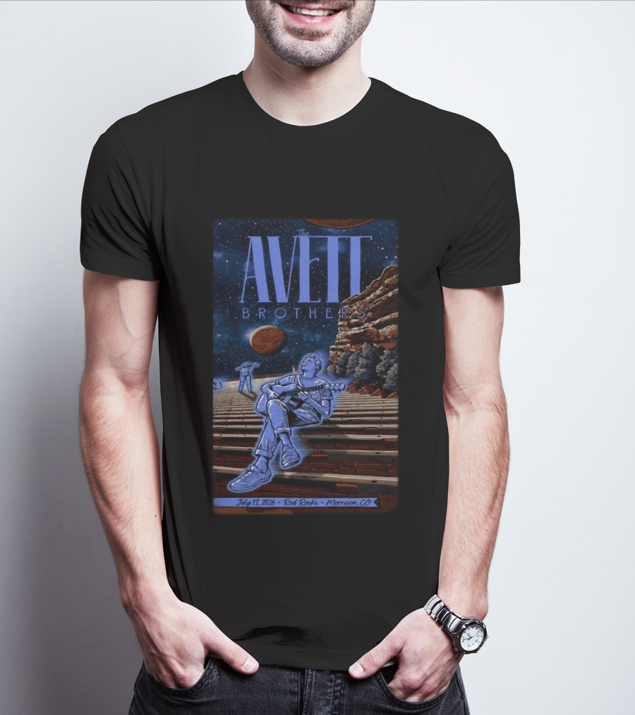 The Avett Brothers Red Rocks July 12 2026 Morrison CO Concert T-Shirt