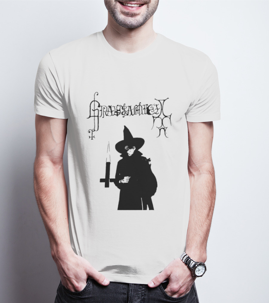 Gravsaamuel Witch Iconic Gothic Anime Dark Aesthetic T-Shirt