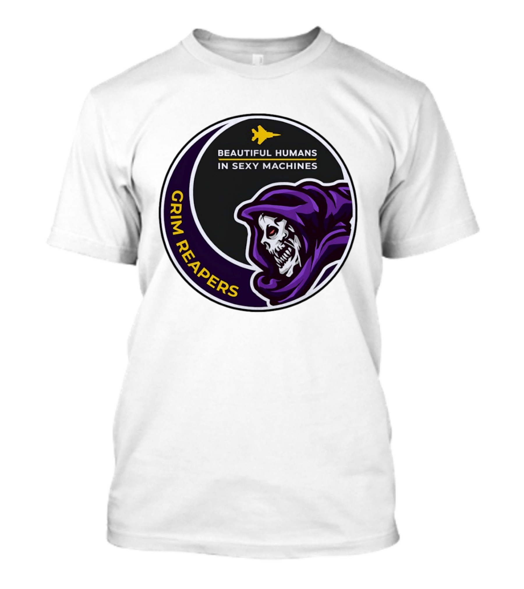 Grim Reapers Beautiful Humans In Sexy Machines Jet Pilot T-Shirt